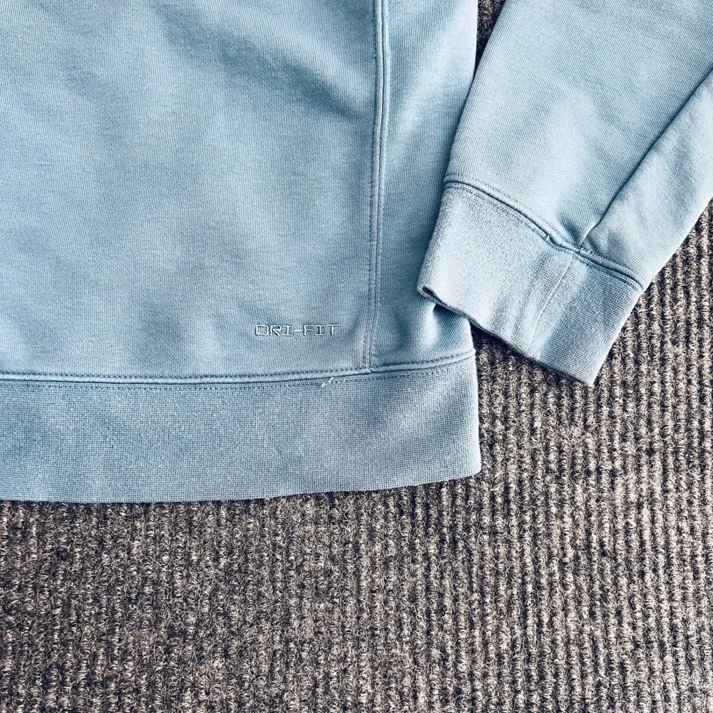 Nike Mens Large Dri-FIT Arch‎ Logo Hoodie Light Blue Sweatshirt FV9919-429